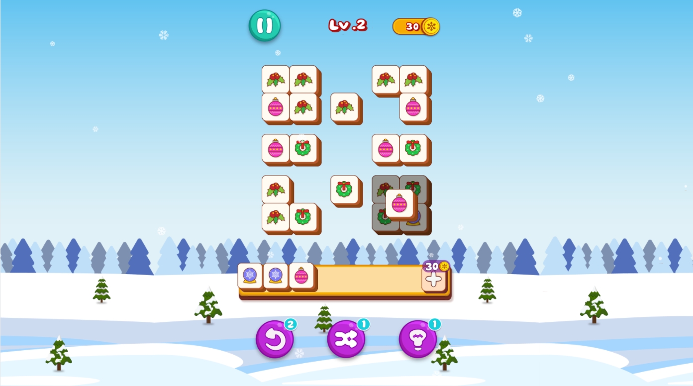 Xmas Tiles- Play online free games | PLAYOL!